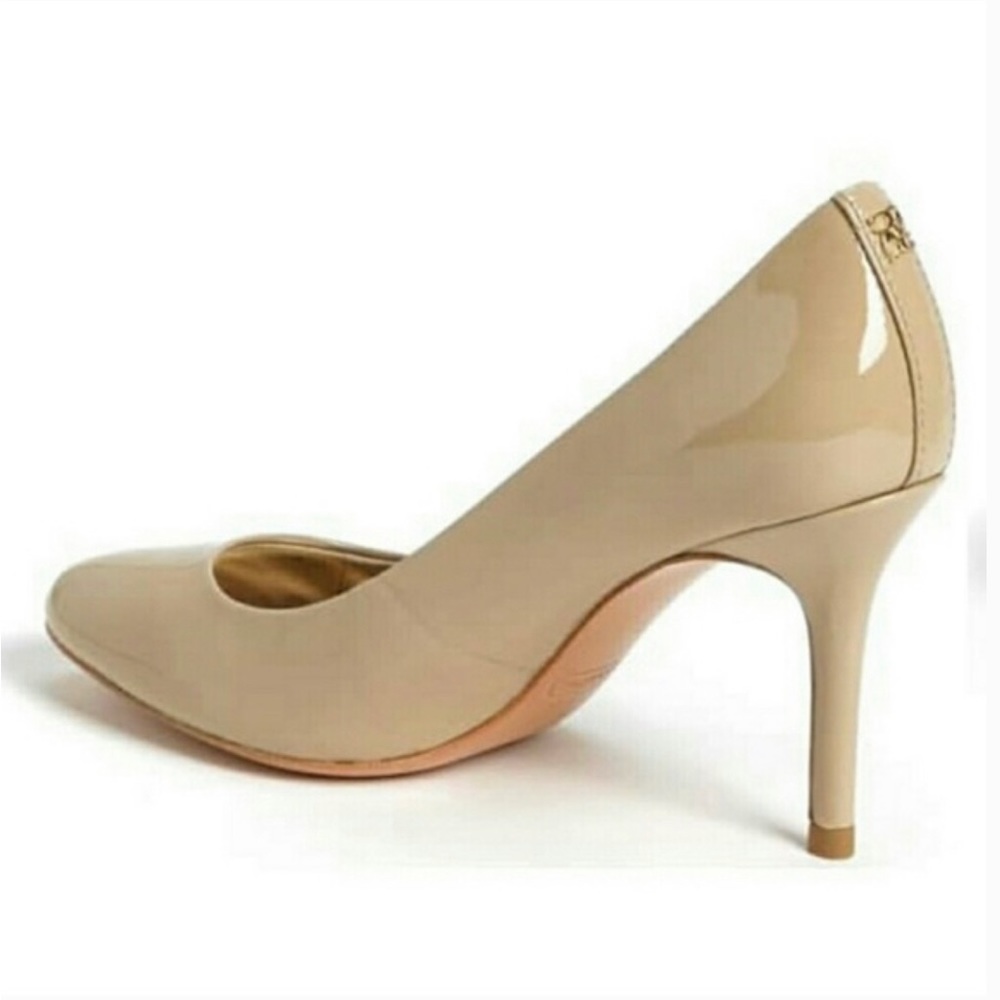 Coach Nala Nude Patent Leather Pump - Picture 3 of 12